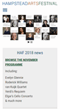 Mobile Screenshot of hampsteadartsfestival.com